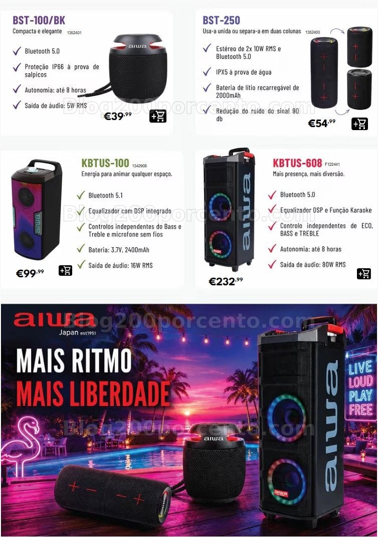 Antevisão Folheto RADIO POPULAR Especial Som Promoções de 28 julho a 18 agosto